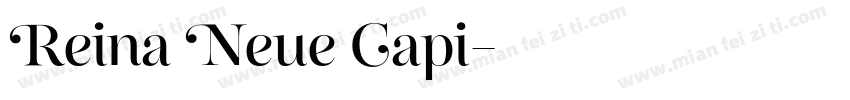 Reina Neue Capi字体转换